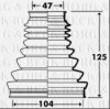 BORG & BECK BCB2908 Bellow, driveshaft